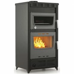 Σόμπα ξύλου με φούρνο και αερόθερμο THERMIKI ATS 90-30 AERO 18 KW