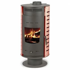 Σόμπα ξύλου αερόθερμη THERMIKI ATS ZERO AERO 17 KW