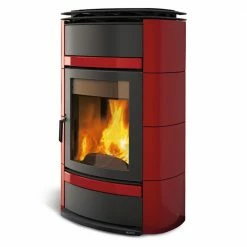 Extraflame Ενεργειακή σόμπα ξύλου καλοριφέρ La Nordica Norma S Evo Idro DSA 17,5kW Bordeaux