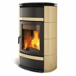 Extraflame Ενεργειακή σόμπα ξύλου καλοριφέρ La Nordica Norma S Evo Idro DSA 17,5kW Parchment