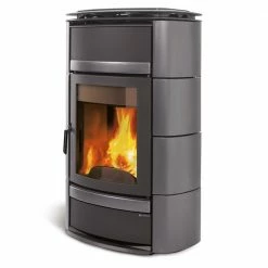 Extraflame Ενεργειακή σόμπα ξύλου καλοριφέρ La Nordica Norma S Evo Idro DSA 17,5kW Titanio