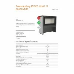 Ενεργειακή σόμπα ξύλου KRATKI JUNO/12/B 12KW (100-150Μ2) -ΑΞΕΣΟΥΑΡ Εκπτώσεις kratki juno 12 b 12kw 100 1502 1 3
