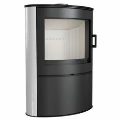 Ενεργειακή σόμπα ξύλου με λευκή κεραμική επένδυση KRATKI KOZA/AB/S/2/KAFEL/BIALA 10KW / 70-90m2