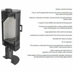 Ενεργειακή σόμπα ξύλου KRATKI KOZA AB/S/N/DR 8KW / 50-70m2 -ΑΞΕΣΟΥΑΡ Εκπτώσεις kratki koza ab s n dr 8kw 50 70m2 acumotte 5