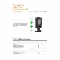 Ενεργειακή σόμπα ξύλου περιστρεφόμενη κεραμική KRATKI KOZA/AB/S/N/O/DR/GLASS/KAFEL/CZARNY 8KW / 50-70m2 -ΑΞΕΣΟΥΑΡ Εκπτώσεις kratki koza ab s n o dr glass kafel czarny 8kw 50 70m2 1 2