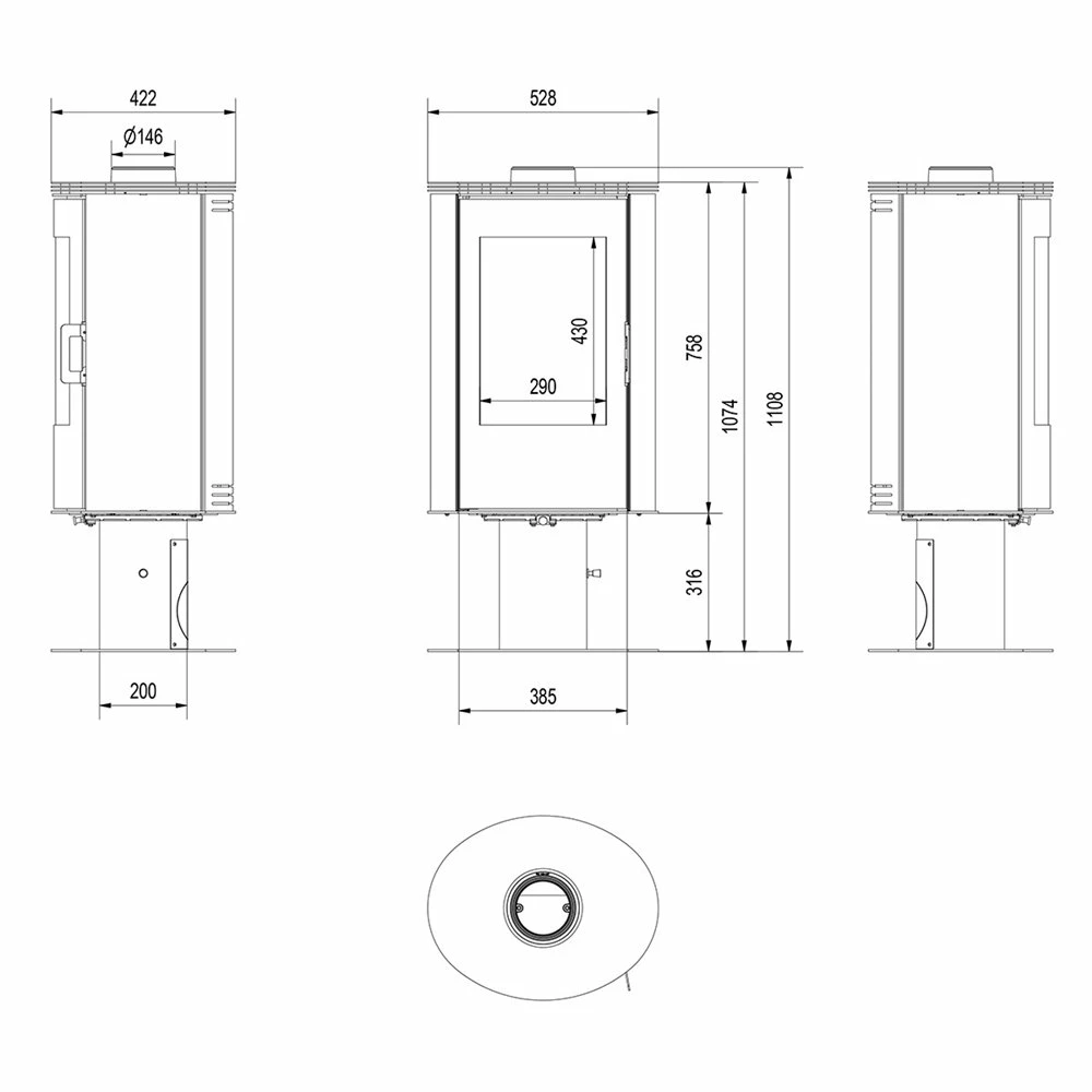Ενεργειακή σόμπα ξύλου περιστρεφόμενη κεραμική KRATKI KOZA/AB/S/N/O/DR/KAFEL/BIALY 8KW / 50-70m2 2 Ενεργειακή σόμπα ξύλου περιστρεφόμενη κεραμική KRATKI KOZA/AB/S/N/O/DR/KAFEL/BIALY 8KW / 50-70m2 - Image 2