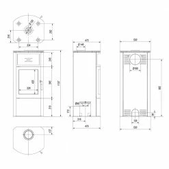 Ενεργειακή σόμπα ξύλου KRATKI KOZA/TITAN (95-120M2) -ΑΞΕΣΟΥΑΡ Εκπτώσεις kratki koza titan 95 120m2 termotec 2