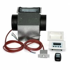 Extraflame La Nordica Κιτ Extra βεντιλατέρ Inserto: 70 Angolo, 70 3lati, 80Evo & 100 (490 κυβ./ώρα)