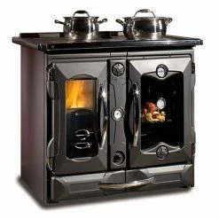 Extraflame Ενεργειακή σόμπα καλοριφέρ με φούρνο La Nordica TermoSuprema Compact DSA 18,5kW Μαύρο