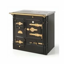 Ενεργειακή σόμπα καλοριφέρ με φούρνο HERGOM L -07 CC 20,2 Kw Bronze