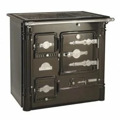 Ενεργειακή σόμπα καλοριφέρ με φούρνο HERGOM L - 07 CC 20,2 Kw Chrome