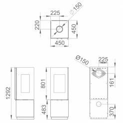 Ενεργειακή σόμπα ξύλου BRONPI BOMBAY 3C 7 KW -ΑΞΕΣΟΥΑΡ Εκπτώσεις ενεργειακή σόμπα ξύλου bronpi bombay 3c 7 kw 1