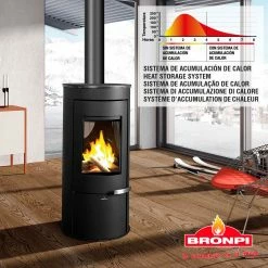 Ενεργειακή Σόμπα Ξύλου BRONPI DOVER 9,4 KW