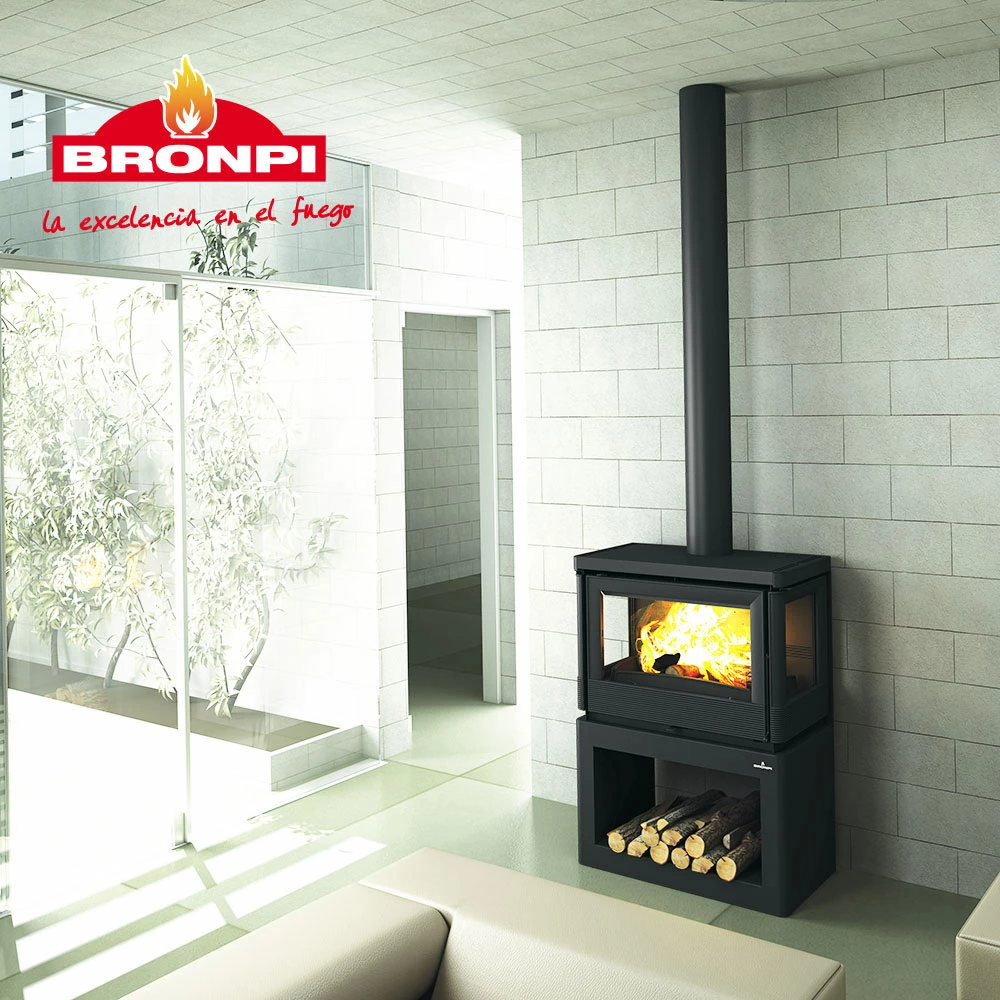 Ενεργειακή Σόμπα Ξύλου BRONPI VERSALLES 12 KW 2 Ενεργειακή Σόμπα Ξύλου BRONPI VERSALLES 12 KW - Image 2