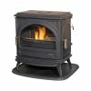 Ενεργειακή σόμπα ξύλου GODIN PETIT CARVIN 8 Kw Ανθρακί