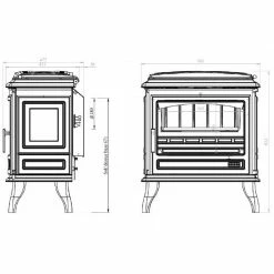 Ενεργειακή σόμπα ξύλου GODIN REVIN TOP 8 Kw -ΑΞΕΣΟΥΑΡ Εκπτώσεις ενεργειακή σόμπα ξύλου godin revin top 8 kw 2