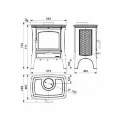 Ενεργειακή σόμπα ξύλου HERGOM E - 20 ΝS 8,6 Kw -ΑΞΕΣΟΥΑΡ Εκπτώσεις ενεργειακή σόμπα ξύλου hergom e 20 νs 86 kw 2