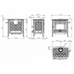 Ενεργειακή σόμπα ξύλου HERGOM MANCHESTER 12,6 Kw Καφέ -ΑΞΕΣΟΥΑΡ Εκπτώσεις ενεργειακή σόμπα ξύλου hergom manchester 126 kw καφέ 2