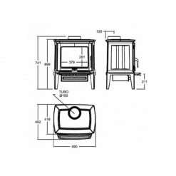 Ενεργειακή σόμπα ξύλου HERGOM Ε - 30 S 7 Kw -ΑΞΕΣΟΥΑΡ Εκπτώσεις ενεργειακή σόμπα ξύλου hergom ε 30 s 7 kw 2