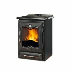 Extraflame Ενεργειακή σόμπα ξύλου La Nordica Cucinotta 9,1kW BLACK