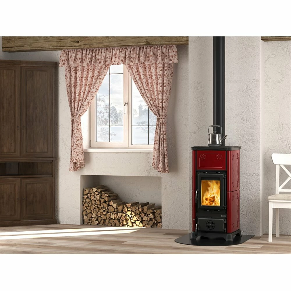 Extraflame Ενεργειακή σόμπα ξύλου La Nordica Emiliana 6,5kW BORDEAUX 2 Extraflame Ενεργειακή σόμπα ξύλου La Nordica Emiliana 6,5kW BORDEAUX - Image 2