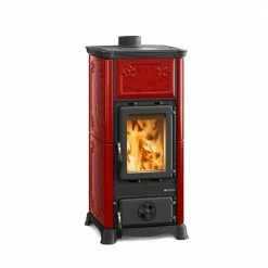 Extraflame Ενεργειακή σόμπα ξύλου La Nordica Emiliana 6,5kW BORDEAUX