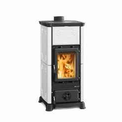 Extraflame Ενεργειακή σόμπα ξύλου La Nordica Emiliana 6,5kW WHITE