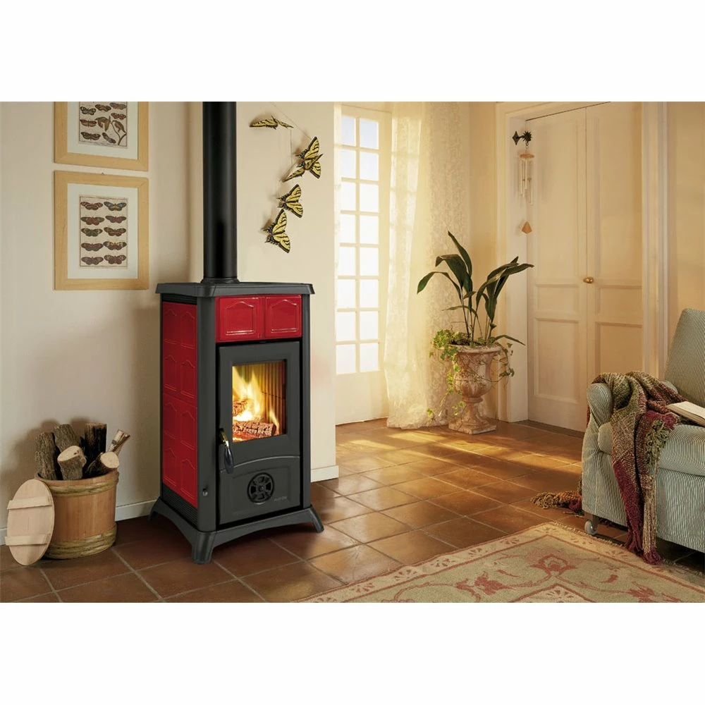 Extraflame Ενεργειακή σόμπα ξύλου La Nordica Gemma 6,0kW BORDEAUX 2 Extraflame Ενεργειακή σόμπα ξύλου La Nordica Gemma 6,0kW BORDEAUX - Image 2