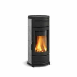 Extraflame Ενεργειακή σόμπα ξύλου La Nordica Helga EVO 7,3kW NATURAL STONE
