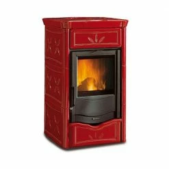 Extraflame Ενεργειακή σόμπα ξύλου La Nordica Nicoletta 8,0kW BORDEAUX