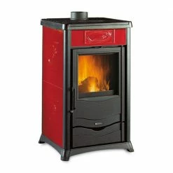 Extraflame Ενεργειακή σόμπα ξύλου La Nordica Rossella Plus 8,0kW BORDEAUX