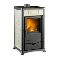 Extraflame Ενεργειακή σόμπα ξύλου La Nordica Rossella Plus 8,0kW LIBERTY PERGAMENA