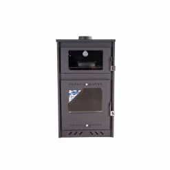 Ενεργειακή σόμπα ξύλου απο ατσάλι με φούρνο NTONTOS No 200 15,47 KW