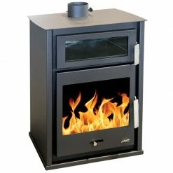 Ενεργειακή σόμπα ξύλου απο ατσάλι με φούρνο SYRIOS ASTROS AS-SY-03F 16,5 KW [(2018) -]