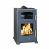 Ενεργειακή σόμπα ξύλου απο ατσάλι με φούρνο SYRIOS IRAKLIO AS-SY-05 15,4 KW