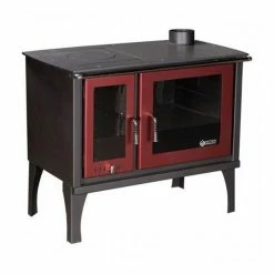 Ενεργειακή σόμπα ξύλου απο ατσάλι με φούρνο SYRIOS ROINO KS-2005A 11,5 KW