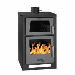 Ενεργειακή σόμπα ξύλου απο ατσάλι με φούρνο SYRIOS TEGEA AS-SY-02 15 KW