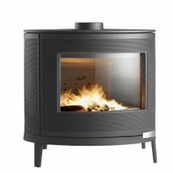 Ενεργειακή σόμπα ξύλου από μαντέμι INVICTA KAORI 9 KW