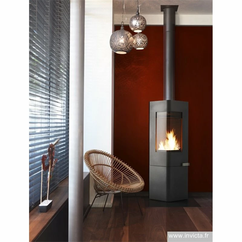 Ενεργειακή σόμπα ξύλου από μαντέμι INVICTA MOAI 8 KW 2 Ενεργειακή σόμπα ξύλου από μαντέμι INVICTA MOAI 8 KW - Image 2