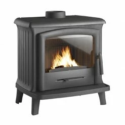 Ενεργειακή σόμπα ξύλου από μαντέμι INVICTA NORIK 6 KW