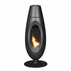 Ενεργειακή σόμπα ξύλου από μαντέμι INVICTA OVATIO 5 KW