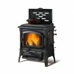 Extraflame Ενεργειακή σόμπα ξύλου από μαντέμι LA NORDICA ISETTA CON CERCHI EVO 4.0 7,3 KW