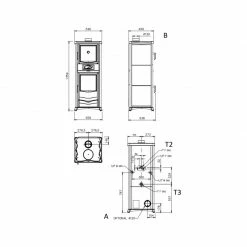 Extraflame Ενεργειακή σόμπα ξύλου καλοριφέρ LA NORDICA TERMOROSSELLA PLUS EVO DSA 4.0 11,1 KW BURGUNDY -ΑΞΕΣΟΥΑΡ Εκπτώσεις ενεργειακή σόμπα ξύλου καλοριφέρ la nordica termorossella plus evo dsa 40 111 kw burgundy 2