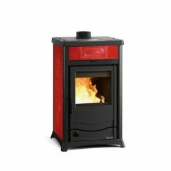 Extraflame Ενεργειακή σόμπα ξύλου καλοριφέρ LA NORDICA TERMOROSSELLA PLUS EVO DSA 4.0 11,1 KW BURGUNDY