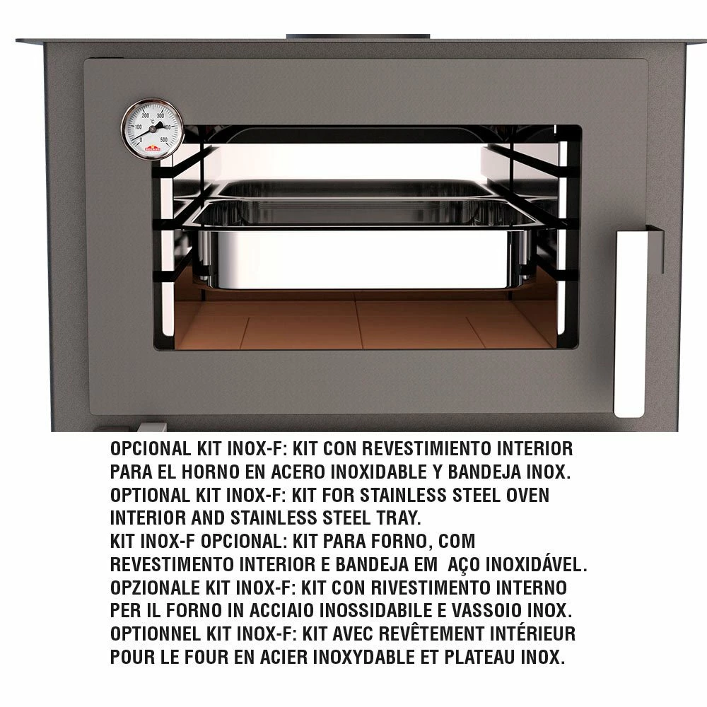 Ενεργειακή Σόμπα Ξύλου Με Φούρνο BRONPI GIJON-H 11 KW 6 Ενεργειακή Σόμπα Ξύλου Με Φούρνο BRONPI GIJON-H 11 KW - Image 6