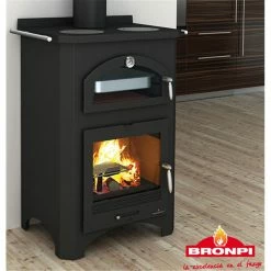 Ενεργειακή σόμπα ξύλου με φούρνο BRONPI MONZA 9 KW