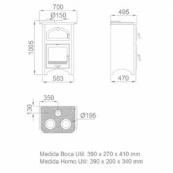 Ενεργειακή σόμπα ξύλου με φούρνο BRONPI MONZA 9 KW -ΑΞΕΣΟΥΑΡ Εκπτώσεις ενεργειακή σόμπα ξύλου με φούρνο bronpi monza 9 kw 3