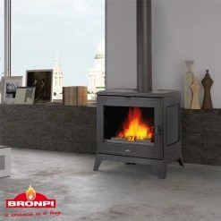 Ενεργειακή Σόμπα Ξύλου Με Φούρνο BRONPI PRESTON-14 14,3 KW