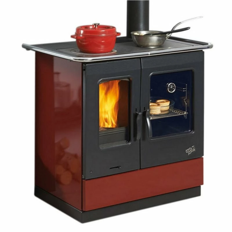 Ενεργειακή σόμπα ξύλου με φούρνο GODIN ARMONNIE 6,5 Kw Burgundy 1 Ενεργειακή σόμπα ξύλου με φούρνο GODIN ARMONNIE 6,5 Kw Burgundy