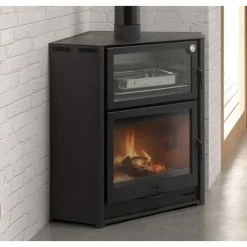 Ενεργειακή σόμπα ξύλου με φούρνο HERGOM ARCE R 12 Kw